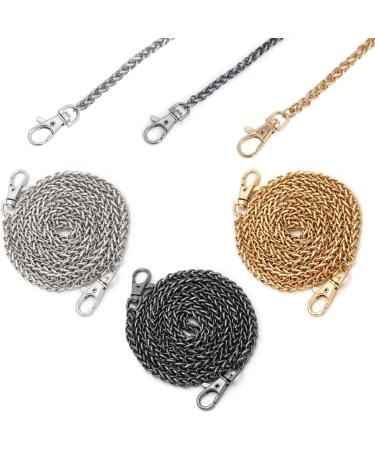 Luxiv Purse Chain Replacement  Women Purse Chains Gold Handbag Chains DIY Shoulder Cross Body Bag Chain 47'' Metal Handbag Gold Cross Body Chain Replacement Straps Chain Purse Making Supplies (Gold) - Buy Online on GoSupps.com