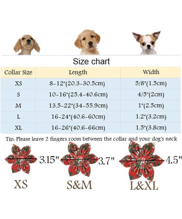 Aring Pet Dog Halis Band - Adjustable Red Cotton Collar with Flower for Small & Medium Dogs | Durable Metal Buckle - Buy Online on GoSupps.com