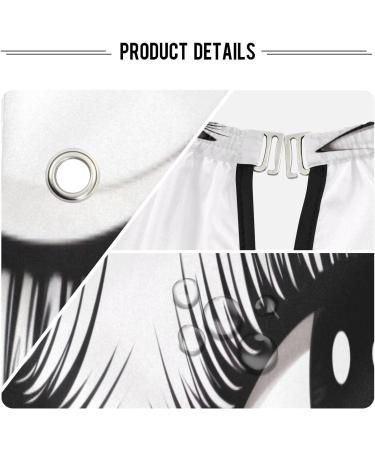 Kigai Cute Eyes Barber Cape - Waterproof Hair Cutting Cape for Men & Women | Professional Hairdressing with Adjustable Snap Closure - Buy Online on GoSupps.com