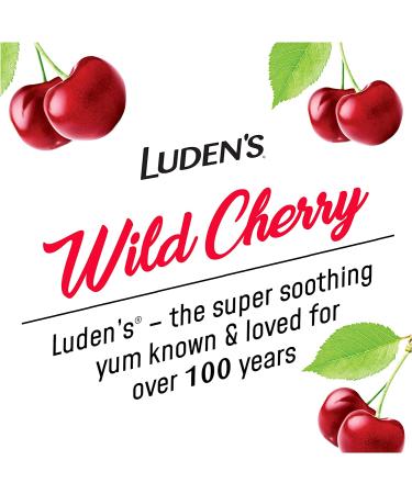 Ludens Wild Cherry Throat Drops - 90 Count | Soothing & Delicious Relief - Buy Online on GoSupps.com