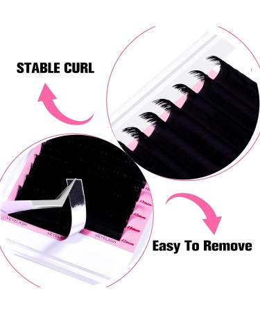 VEYES Cashmere Easy Fan Lashes Volume Lash Extensions 0.03-0.07 C/CC/D Curl Mixed & Single Length Self Fanning Lashes Automatic Blooming for Professional Russian Lashes Matte Black (0.05 C 8-16mm) C-0.05 8-16mm - Buy Online on GoSupps.com