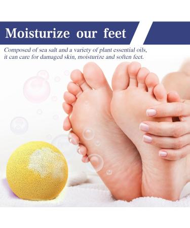 Foot Bath Bombs Bath Bombs Essential Oil Foot Bath Handmade Foot Bath Bath Bombs with Essential Oils Bubble Baths with Pure Natural Essential Oils Gift Idea - Buy Online on GoSupps.com