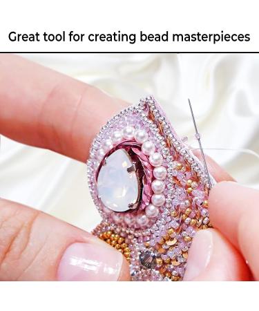 30 pcs Jewelry Needles for Beads Size 8 and 10 with Storage Tube - Ideal for Crafts, Bead Embroidery, Clothing D cor - Buy Online on GoSupps.com