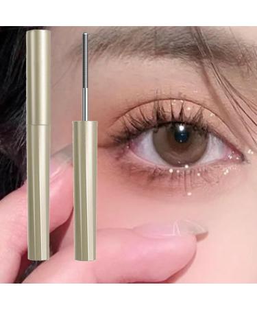 Metal Brush Long-lasting Mascara Metal Mascara Curling Eyelash Long Lasting Waterproof Smudge-Proof Mascara (Black) - Buy Online on GoSupps.com