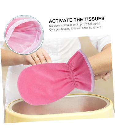 Veemoon Moufles de Soin Mains Cire Paraffine Chaussettes Soin Pieds Cire Paraffine Lot 2 Pi ces Taille Unique Hydratants Nourrissants pour Femmes Usage Spa et Domicile Polyester Rose - Buy Online on GoSupps.com