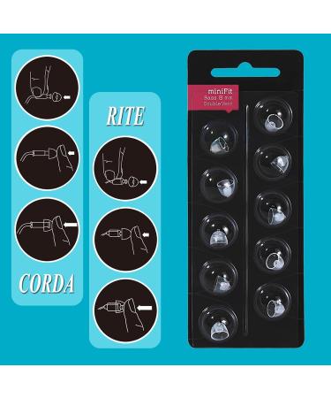 Oticon MiniFit Double Vent Bass Domes - 8mm Universal Hearing Aid Domes (2 Packs) - Buy Online on GoSupps.com