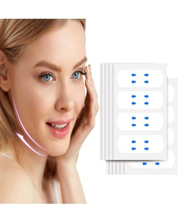 Face Lift Tape Instant Face Lifting Tape Ultra-thin Waterproof & High Elasticity Makeup Tool to Hide Face Wrinkles Lifting Saggy Skin 60 Pieces