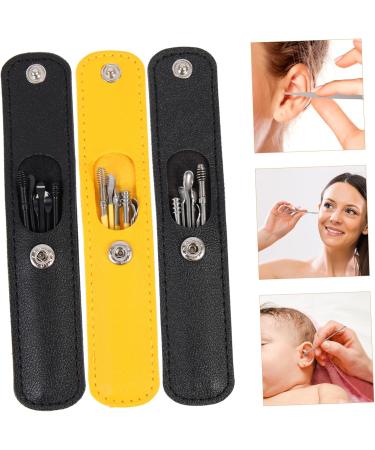 FRCOLOR 12 Sets Ear Pick Set - Stainless Steel Ear Wax Cleaner & Ear Curette Kit for Safe Ear Cleaning - Portable Assorted Colors - Global Shipping Available - Buy Online on GoSupps.com