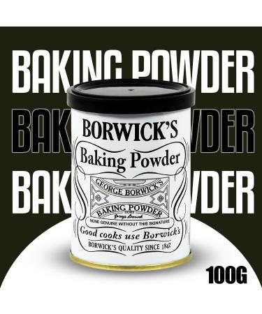 Borwick Baking Powder Tin Pick N Mix | Choose From 3 Flavours |Baking Powder Bicarbonate of Soda Cornflour - Pack of 3 - Buy Online on GoSupps.com