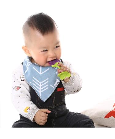 Teething Toys (5 Pack) - Tinabless Infant Teething Keys Set  BPA-Free  Natural Organic Freezer Safe for Infants and Toddlers  Silicone Baby Teethers 5 Packs - Buy Online on GoSupps.com