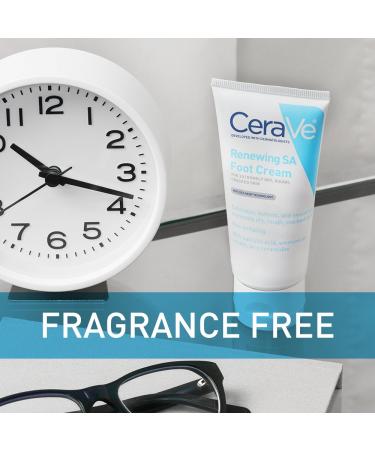 CeraVe Foot Cream with Salicylic Acid - 3 oz | For Dry Cracked Feet | Fragrance-Free SA Formula - Buy Online on GoSupps.com