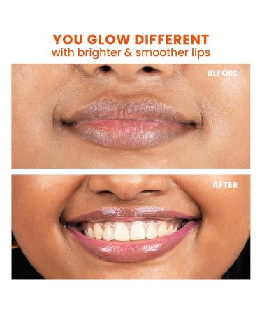 Foxtale SPF 30 Brightening Lip Balm for Dark Lips with Peptides & Vitamin C | Brightens | Hydrates | Tinted Lip Balm - Light Mauve Glaze 12gm - Buy Online on GoSupps.com