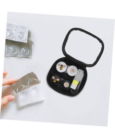 Hapinary Contact Lens Container Set - Travel Kit with Mirror Multi-Color Eye Care Case 11x9cm Storage Box for Lenses & Glasses - Buy Online on GoSupps.com