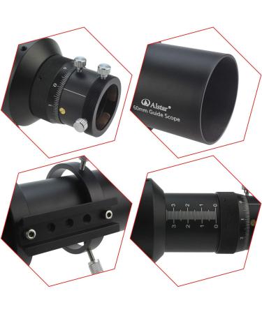 Alstar 60mm Deluxe Finder & Guidescope Kit with 1.25 Double Helical Focuser - Buy Online on GoSupps.com