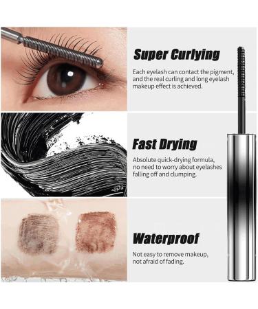 Amewix Mascara Judy Doll Mascara Judy Doll Iron Wand Mascara 3D Curling Eyelash Iron Mascara with Eyelash Curler High Elastic Brush Long-Lasting Nourishing Formula (Black) - Buy Online on GoSupps.com