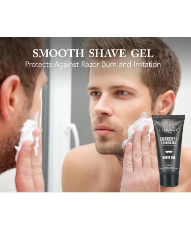 Men's Spa Gift Set for Father's Day - 10Pcs Charcoal Cedarwood Spa Kit with Jojoba Oil, Aftershave Balm, Shave Gel & More - Gift Basket for Dad - Buy Online on GoSupps.com