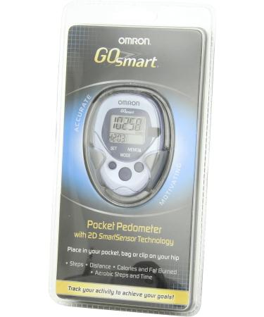 Omron HJ-112 Digital Pocket Pedometer - Accurate Step Tracker for Fitness Enthusiasts - Buy Online on GoSupps.com