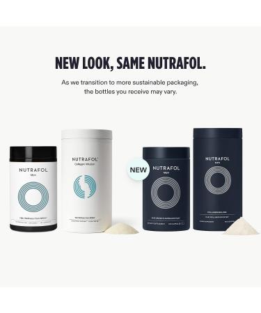Nutrafol Men's Hair Growth Supplement & Collagen Peptides Powder - Dermatologist Recommended - 1 Month Supply - Buy Online on GoSupps.com