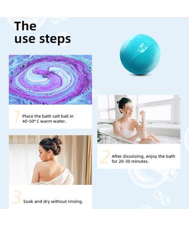12-Piece Bath Bomb and Bath Salt Set with Essential Oils for a Relaxing Bubble Bath - Buy Online on GoSupps.com