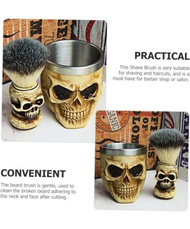 Aboofan Hair Cutting Brushes Set | Men's Shaving Razor Cup & Brush Holder | Manual Grooming Tools for Perfect Shave - Buy Online on GoSupps.com