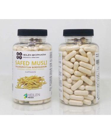 SENTA Safed Musli Powder (Chlorophytum Borivilianum) - 500 mg X 180 Capsules 90 Grams Pack of -1. - Buy Online on GoSupps.com