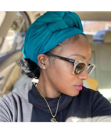 6-Piece Soft Stretch Jersey Head Wraps Set in Various Colors - Urban Knit Hair Scarfs for Women - Buy Online on GoSupps.com