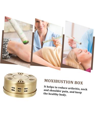 Clispeed Smokeless Moxibustion Burner - Pure Copper Healing Tool for Chinese Medicine - Buy Online on GoSupps.com