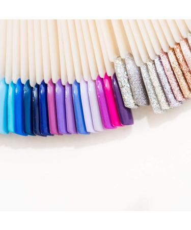 1000 Pieces Extra Long C Curve Half Cover Clear Acrylic Nail Tips - Perfect for DIY & Salon Use | Depth C/U Curved Straight & Square French Nail Forms - Buy Online on GoSupps.com