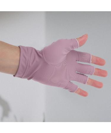FOMIYES 1 Pair Uv Gloves Sun Protection Gloves Outdoor Hiking Gloves Manicure Gloves Uv Protection Uv Gel Gloves Nails Gel Nail Gloves Major Women's Lamp Fabric As Shown - Buy Online on GoSupps.com