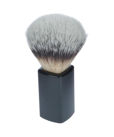 Shaving brush synthetic hair with black plastic handle height: 10 cm ring 21