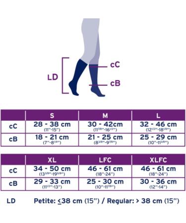 JOBST Opaque Knee High Compression Stockings 15-20 mmHg - Open Toe X-Large Classic Black | International Shipping Available - Buy Online on GoSupps.com