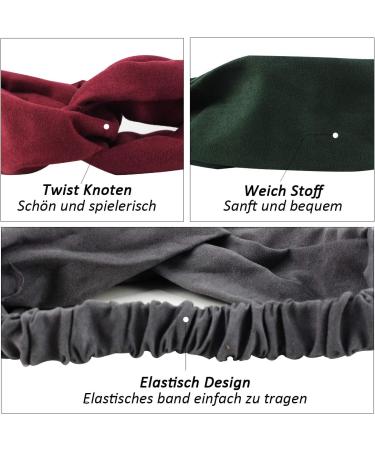 Buy Vintage Women's Hair Ties & Headbands | Elegant Bow Twist Knot Hair Accessories for Sports & Everyday Style - International Shipping Available - Buy Online on GoSupps.com