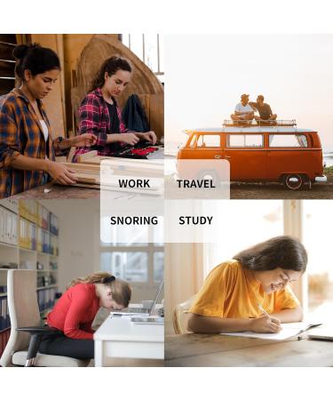 Buy Noise Cancelling Ear Plugs for Sleeping - Soft PU Foam Pink | International Shipping - Buy Online on GoSupps.com