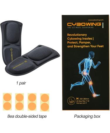 CYBOWING Cushioning Insoles for Heel & Arch Support | Plantar Fasciitis Relief | Men & Women (M) - Buy Online on GoSupps.com
