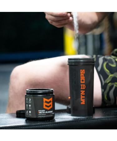 MTN OPS Beta Alanine Powder Pre Workout for Muscle Endurance & Strength 3g of Beta Alanine per Serving Unflavored 100 Servings - Buy Online on GoSupps.com