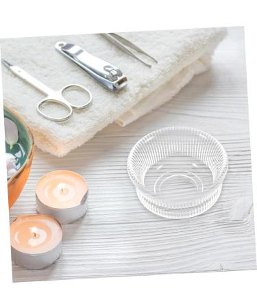 ABOOFAN Tool Nail Dish Nail Art Dish Cup Dish for Acrylic Nails Nail Art Cup Dappen Dish Acrylic Nail Supplies Nail Art Accessories Nail Art Liquid Holder Japanese-style Bracket Glass - Buy Online on GoSupps.com