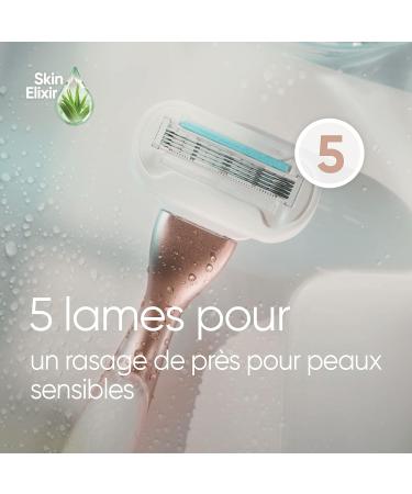 Gillette Venus Deluxe Smooth Sensitive Women's Razor Refills 5 Blades 9 Count - Buy Online on GoSupps.com