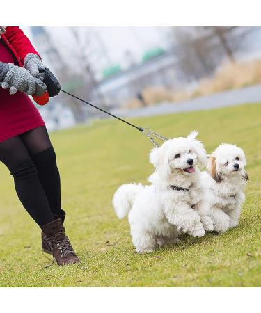 Tiesomes Double Dog Leash - 360 Rotatable Metal Leash for Dog Training | Healing-Free & Kausicher Splinters | Shop Now! - Buy Online on GoSupps.com