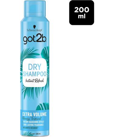 Schwarzkopf got2b Fresh It Up Extra Volume Dry Shampoo Refreshes Hair Inbetween Washes No White Residue Vegan Silicone Free 200 ml - Pack of 6 - Buy Online on GoSupps.com