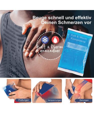 Buy IEA Medical Cold Warm Compress Set | 12x20 cm Reusable Gel Cooling Packs for Bruises & Insect Bites - 3 Pack - Buy Online on GoSupps.com