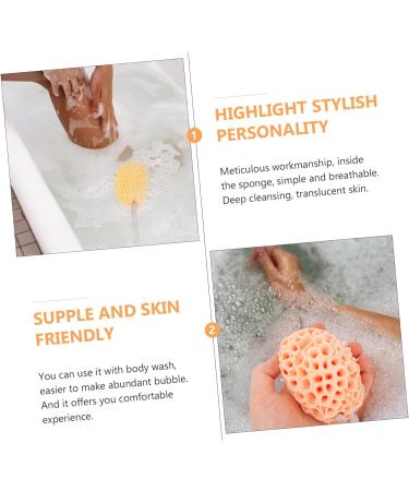 6 Pcs Healeved Bath Ball Body Cleaning Scrubber - Premium Shower Sponges & Cleansing Supplies for Ultimate Cleanliness - Buy Online on GoSupps.com