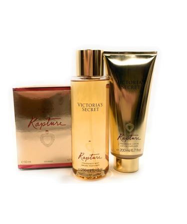 Victoria's Secret Rapture Eau de Parfum 3 Piece Bundle