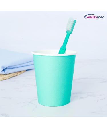 Wellsamed 100-Piece Wellsabrush Single Toothbrush Set - Travel Essentials Random Color Mix for Excursions - Buy Online on GoSupps.com