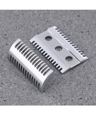 Sturdy Double Edge Razor Head for Wet Shaving | Men's Bald Head Razor & Replacement Blade - Premium Wooden Manual Shaver - Buy Online on GoSupps.com