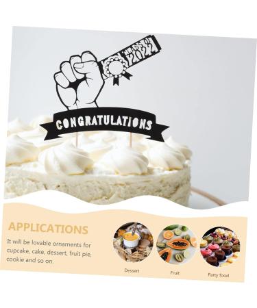12pcs 2022 Graduation Season Cake Grad Cupcake Topper Congrats Cake Decoration Grad 2022 Cake Decorations 2022 Graduation Cake Picks Cupcake Cups Cupcakes Paper Graduate Buffet Black 15X12.5CM - Buy Online on GoSupps.com
