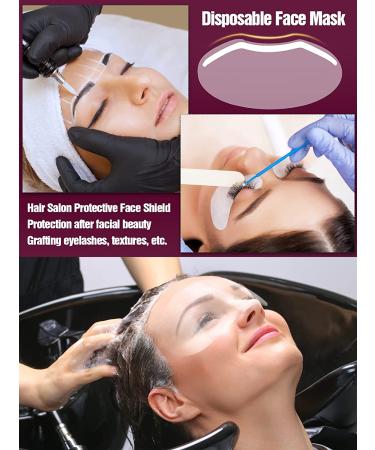 EBANKU Microblading Shower Visor - 100 PCS Upgrade Eyebrow Shields for Adults - Ideal for Hair Salons and Aftercare - Buy Online on GoSupps.com