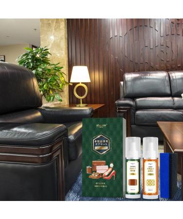 Leather Repair Kit for Furniture Household Couch Cleaner Spray with Sponge - Portable Automotive Seat Care Spray Household Leather Cleaner for Couch Sofa - Buy Online on GoSupps.com