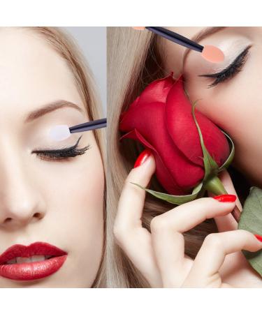 Disposable Eyeshadow Applicators - 100 Multicolor Brushes for Easy Makeup Application | Best for Travel & Hygiene - Buy Online on GoSupps.com