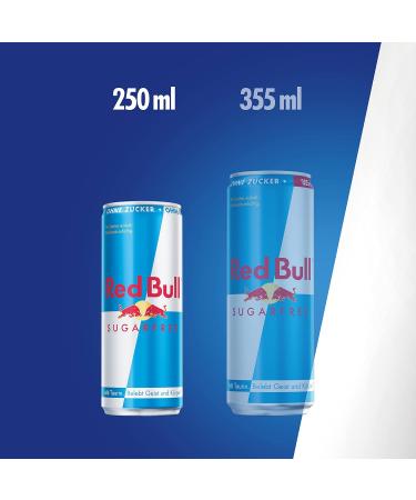 Buy Red Bull Sugarfree Energy Drink - 24 Pack (250 ml Cans) | Zero Sugar & Low-Calorie | International Shipping - Buy Online on GoSupps.com