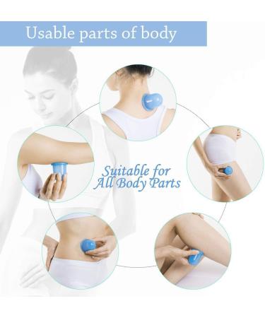 Buy Silicone Massage Cups - Large Cupping Therapy Set (2 Pack) for Pain Relief | International Shipping Available - Buy Online on GoSupps.com